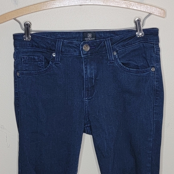 Just Black | Dark Wash Ripped Knee Denim Skinny Jeans size 28 - Picture 6 of 6